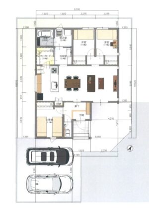 彦島福浦町5号地平屋建売【ご成約頂きました】