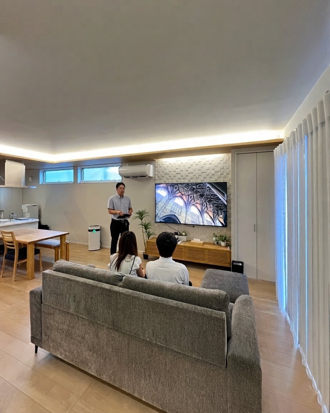 施工事例　リビング画像