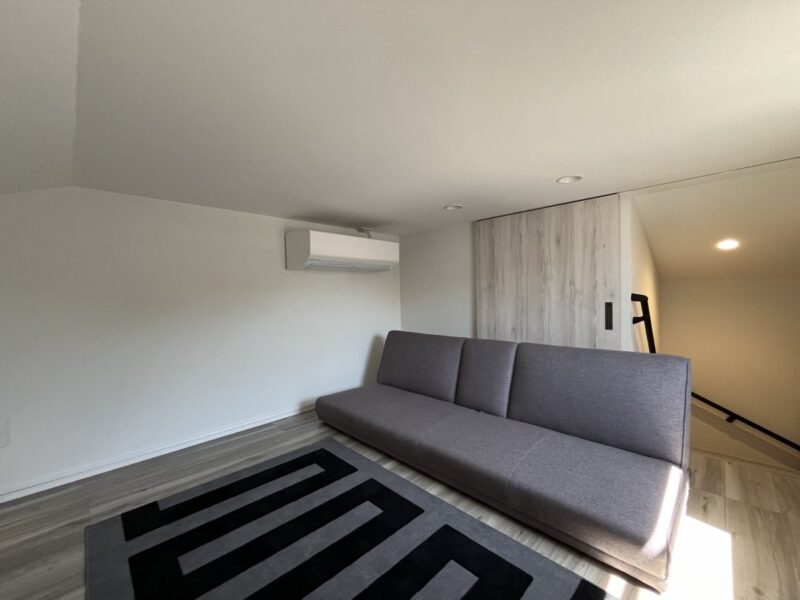 平屋+中庭+ロフト。~ご夫婦もネコちゃんも快適な住まい~　の施工例紹介ページ。　ロフトの画像