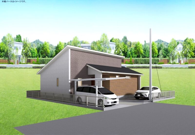 彦島福浦建売6号地紹介ページ。外観写真