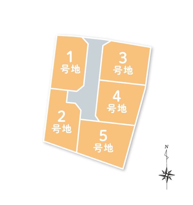 アイ・ディール清末本町土地紹介ページ　区画図