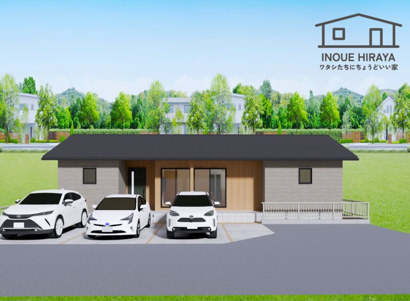 彦島福浦町3号地平屋建売【建築中3,370万円 】～R8.5完成予定