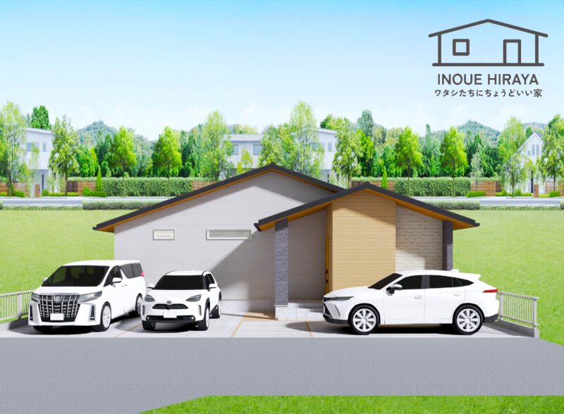 彦島福浦町8号地平屋建売【建築中3,390万円】～R8.5完成予定